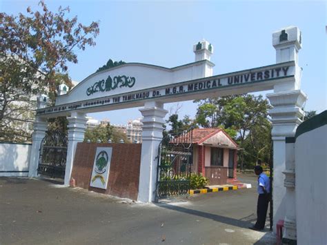 The Tamil Nadu Dr M G R Medical University In Rd Guindy Chennai