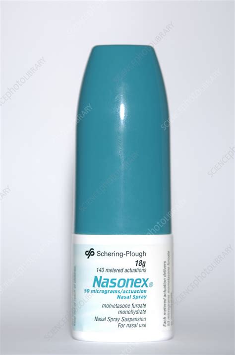 Nasonex Spray For Allergic Rhinitis Stock Image M728 0049 Science Photo Library