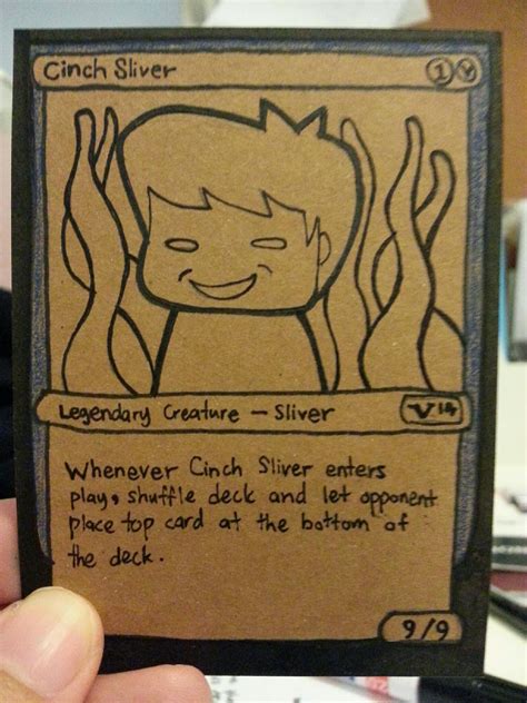 A Little Planeswalker's Journal: Hand-drawn MTG card