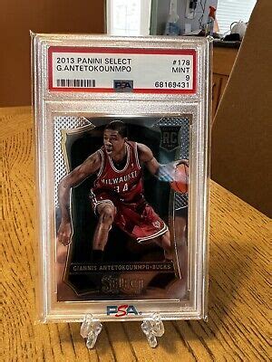 Giannis Antetokounmpo Panini Select Rookie Card Rc Psa