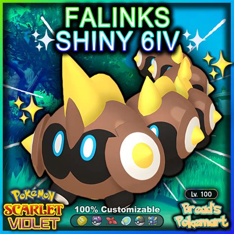 FALINKS Shiny 6IV / Pokemon Scarlet and Violet / Competitive - Etsy