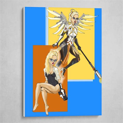 Mercy Overwatch Fan Art by Filip Matevski