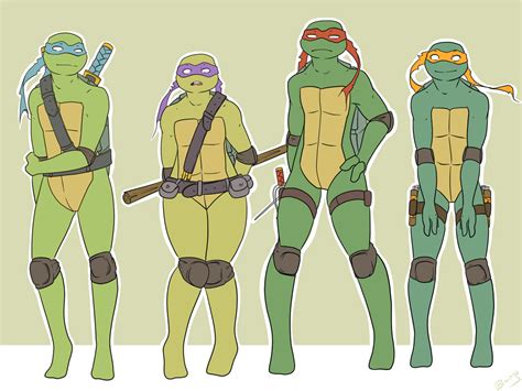 On Deviantart Tmnt Genderbend