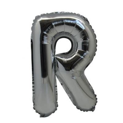 Ballon Mylar Lettre R Argent Maplusbelledeco