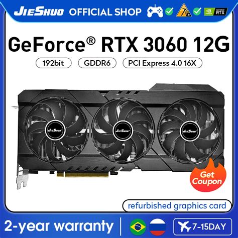 Jieshuo Nvidia Rtx Gb Video Graphics Card Bit Gddr Gpu Pci