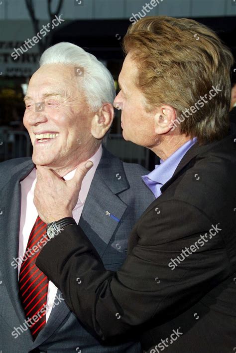 Kirk Douglas Son Michael Douglas Editorial Stock Photo Stock Image