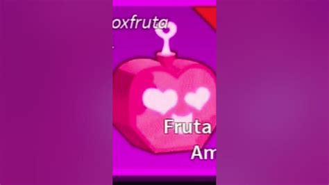 Blox Fruits Fruta Do Amor Lendária Youtube