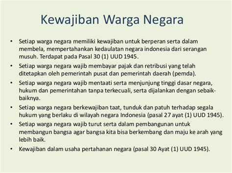 Pengertian Hak Dan Kewajiban Warga Negara Lengkap Dengan Contohnya