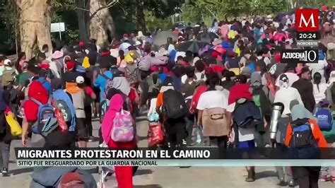 Caravana Migrante De Natividad Avanza Hacia Eu En La Mayor Movilizaci N