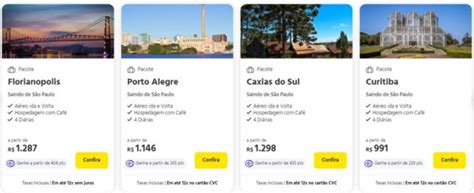 Cvc Faz Mega Promo O De Pacotes De Viagens At Desconto