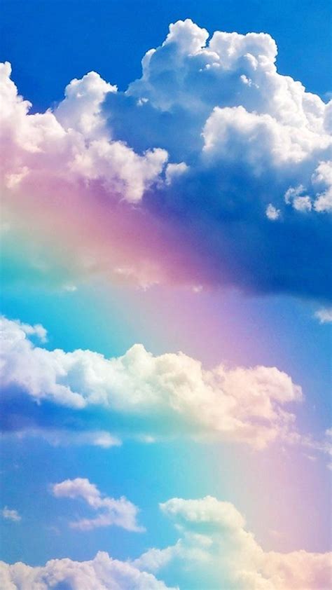 Download Cloudy Weather With Rainbow Wallpaper | Wallpapers.com