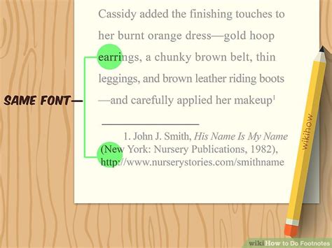 4 Ways To Do Footnotes Wikihow