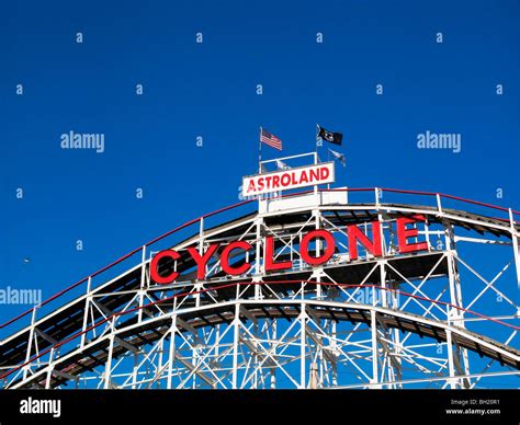 Cyclone roller coaster Coney Island Brooklyn NY Stock Photo - Alamy