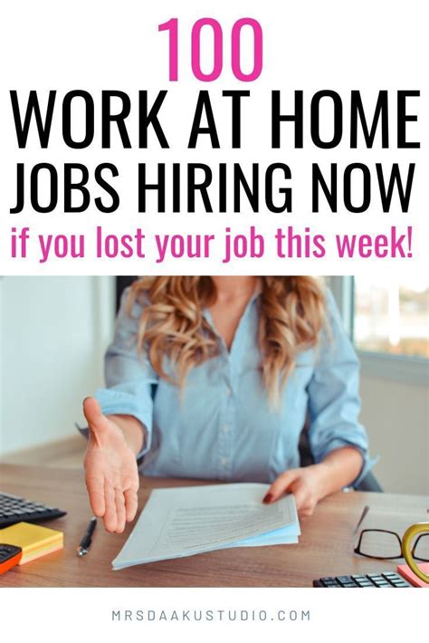 50 Immediate Hire Work From Home Jobs Near Me 2023