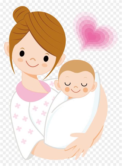 Infant Mother Cartoon Clip Art - Infant Mother Cartoon Png - Free ...