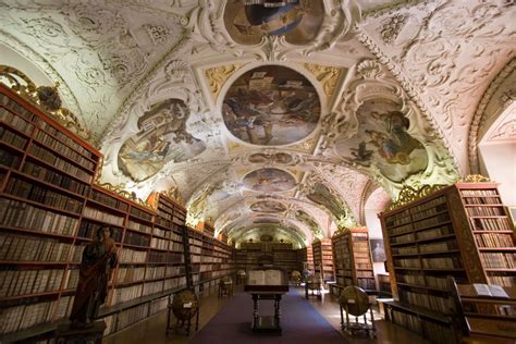 One Of The Library Rooms In The Strahov Monestary In Prague Beautiful