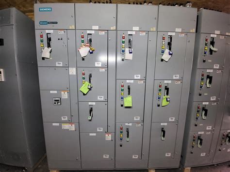 Siemens Siemens Tiastar Motor Control Center Mcc Section