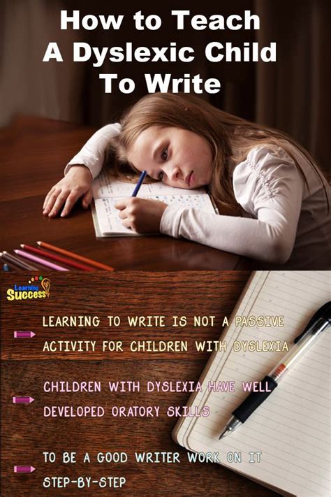 How To Teach A Dyslexic Child To Write Dyslexics Teaching Kids Writing