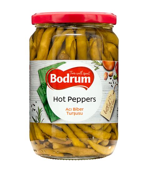 Bodrum Pickled Hot Peppers G Shop At Bodrumfoods Co Uk