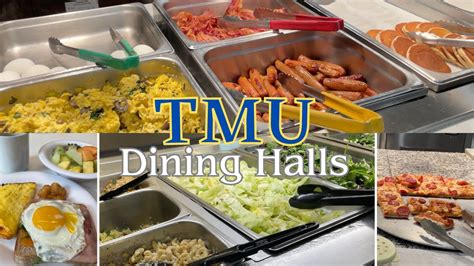 TMU Dining Halls Tour Pitman Hall ILC YouTube