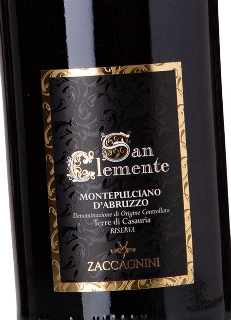 Zaccagnini Montepulciano Riserva San Clemente Comprar Vino Tinto