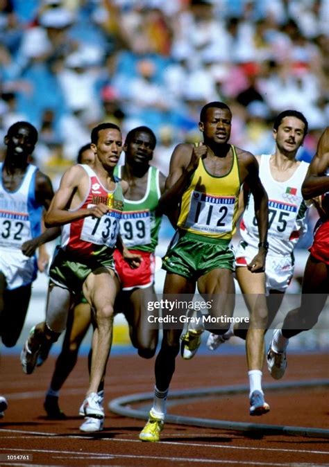 Jose Luis Barbosa Of Brazil In Action During The Mens 800 Metres