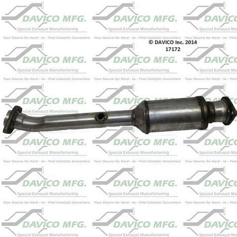 Davico Mfg Catalytic Converter Pn17172 Fits Select 2005 2014 Nissan Frontier 2005 2010