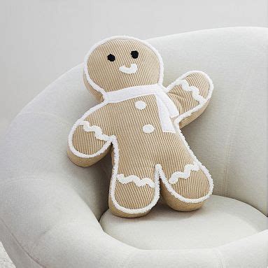 Gingerbread Man Pillow Pottery Barn Teen