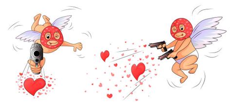 120 Cupid With A Gun Illustrations Royalty Free Vector Graphics