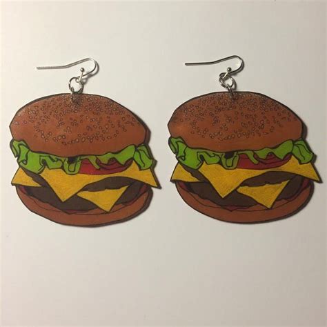 Kawaii Burger Cheeseburger Hamburger Hand Drawn Shrink