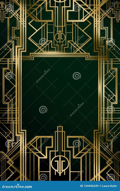 Great Gatsby Movie Inspiration Film Backdrop Background Poster Stock ...