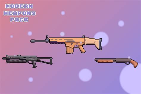 2d Pixel Gun Weapon Pack 包 Unity Asset Store