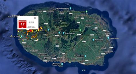 Sismo De Magnitude E Intensidade Vi Sentido Na Terceira Rtp A Ores