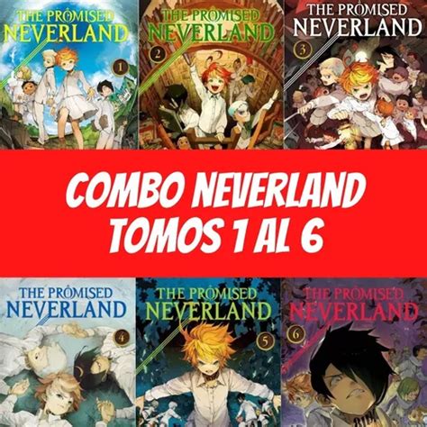 Combo The Promised Neverland Manga Ivrea Tomos 1 Al 6 Envío gratis