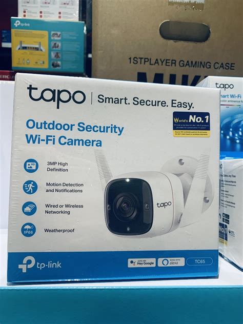 TP-Link Tapo TC65 Outdoor Security WiFi Camera IP66 3MP Ultra-High ...