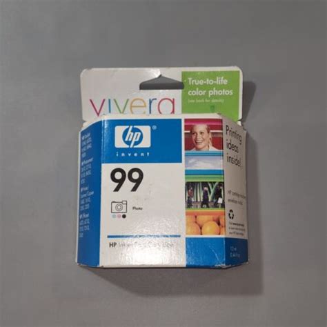 HP 99 Genuine Ink Cartridge Photo Color Vivera Exp 01 2007 EBay