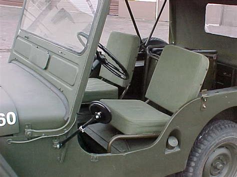 Willys jeep canvas seat covers