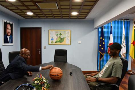 Rencontre Avec Le Basketteur Guyanais Damien Inglis Collectivit