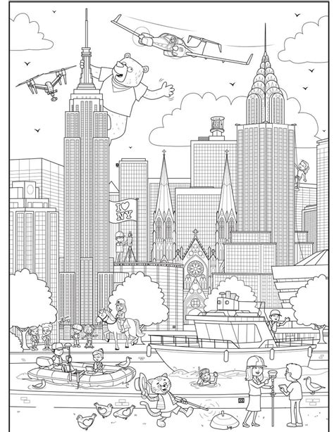 New York Coloring Pages To Print Free Printable Coloring Pages