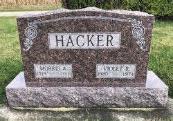 Morris A Hacker M Morial Find A Grave