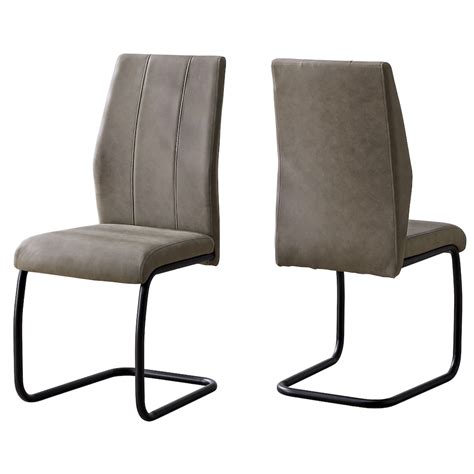 Monarch Specialties Dining Chair Set Of 2 Side Upholstered Kitchen