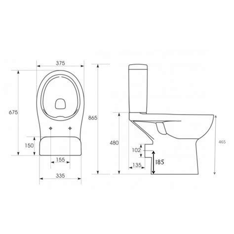 Pack Wc Sur Lev Rimless Sortie Horizontale Enti Rement Clean Flush