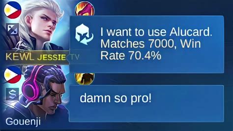 7 000 MATCHES ALUCARD IN MYTHIC SOLO RANKED YouTube