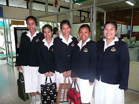 Thai Nursing Students At Mahidol University Faculty Of Nursing