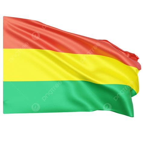 Ondear La Bandera Boliviana PNG Bandera De Bolivia Con Asta Bandera