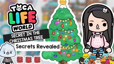 Secret In The Christmas Tree At The Skating Village In Toca Life World