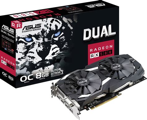 Asus Videokaart Amd Radeon Rx 580 Dual Overclocked 8 Gb Gddr5 Ram Pcie