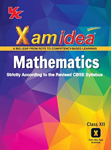 Xam Idea Mathematics Book Class Cbse Board Chapterwise Question