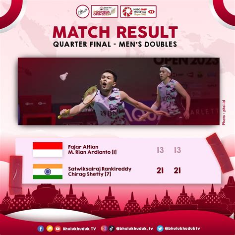 Bhulukhuduk Tv On Twitter Kapal Api Group Indonesia Open Quarter