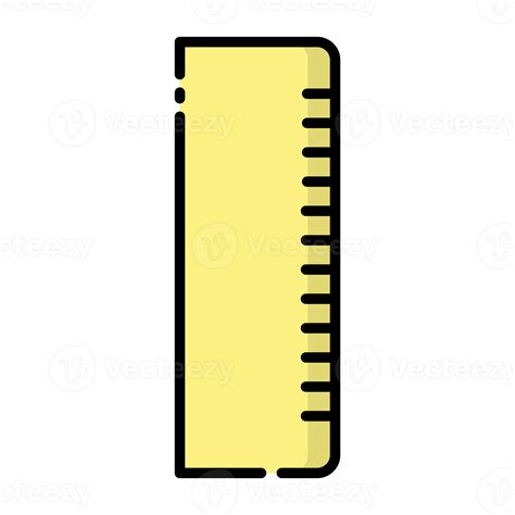 Cartoon Ruler Icon 18819050 Png